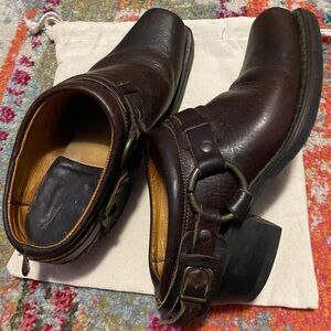 Frye Harness Moto Mule/Clog Brown Size 7